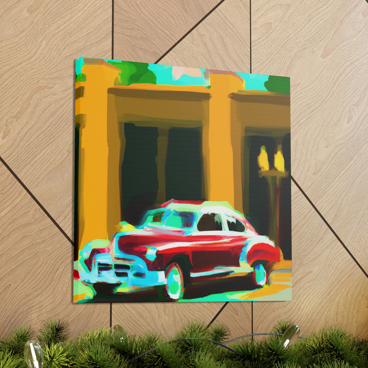 "Minimalist Classic Automobile" - Canvas