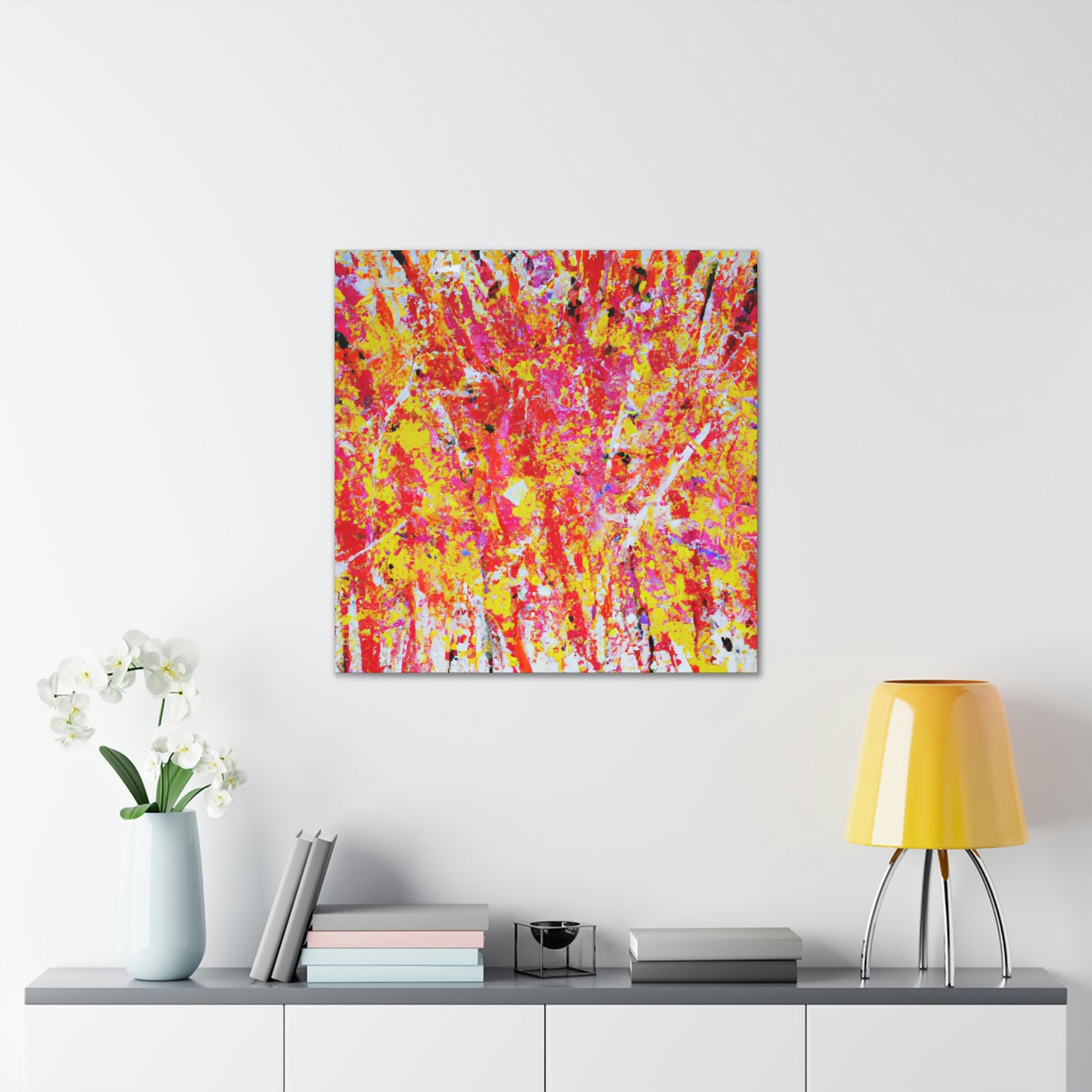 Sunlit Agitation Ablaze - Canvas