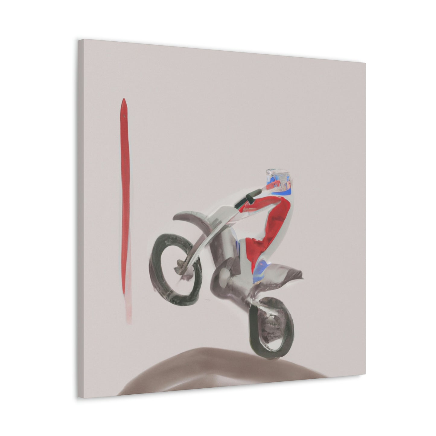 "Motocross and Minimalism" - Canvas