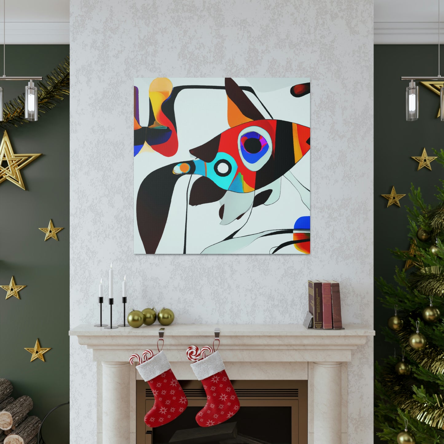 Guppy in Art Deco - Canvas