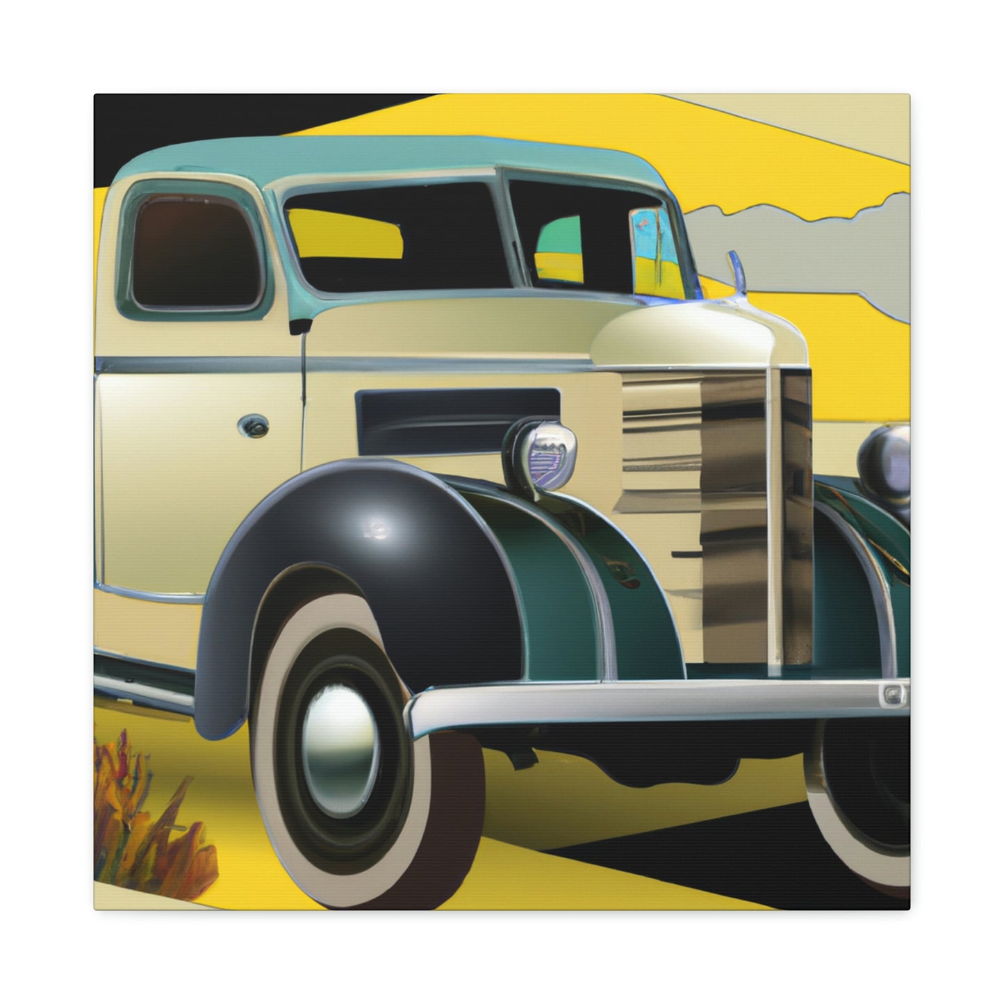 "Dusty Pickup Jubilee" - Canvas