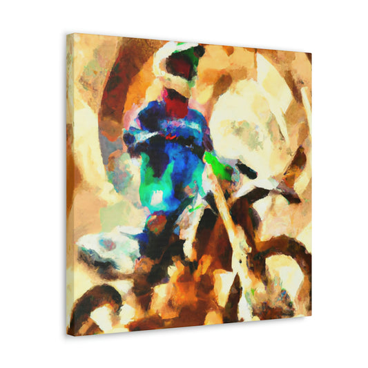 Motocross Speed Splendor - Canvas