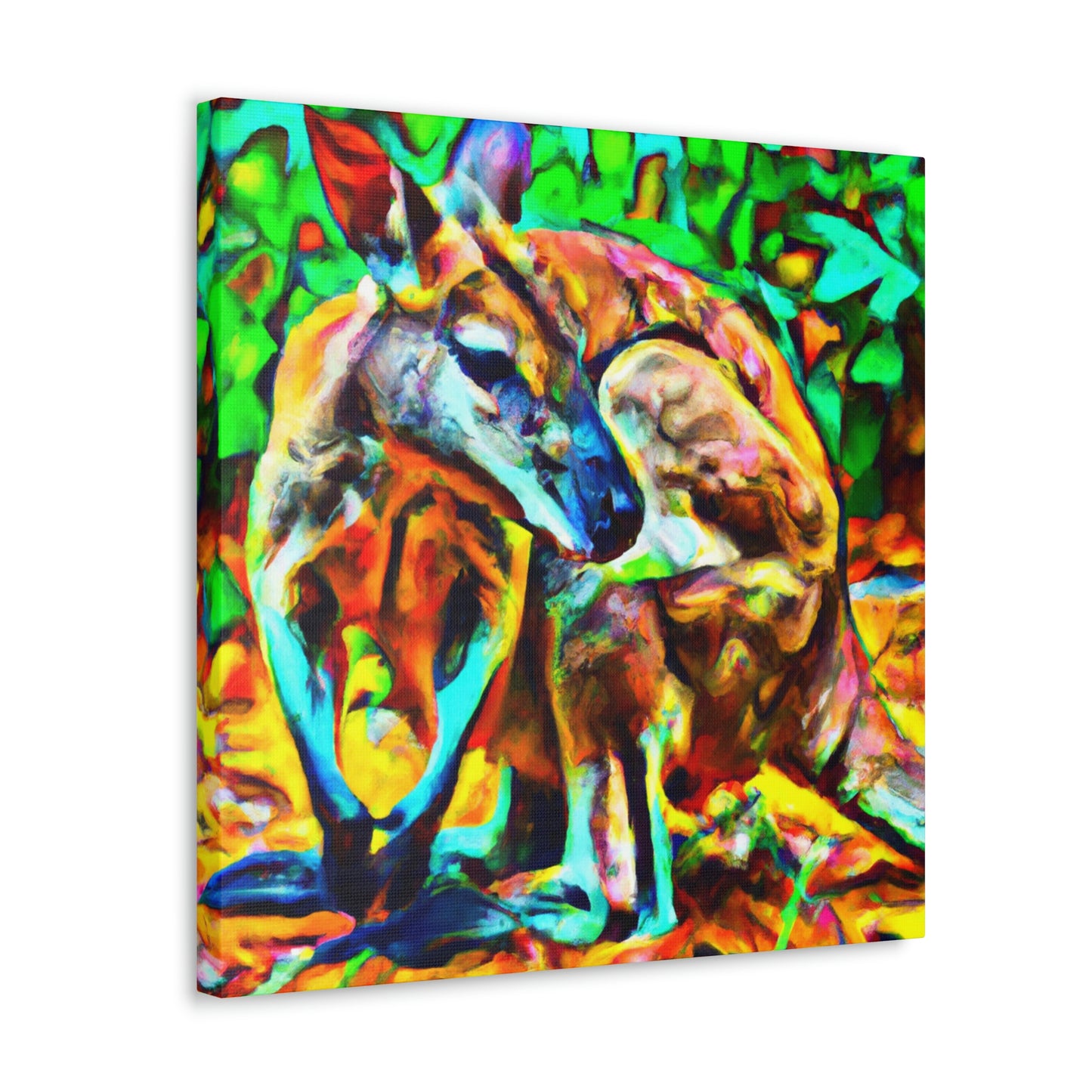 Wallaby in the Wild - Canvas