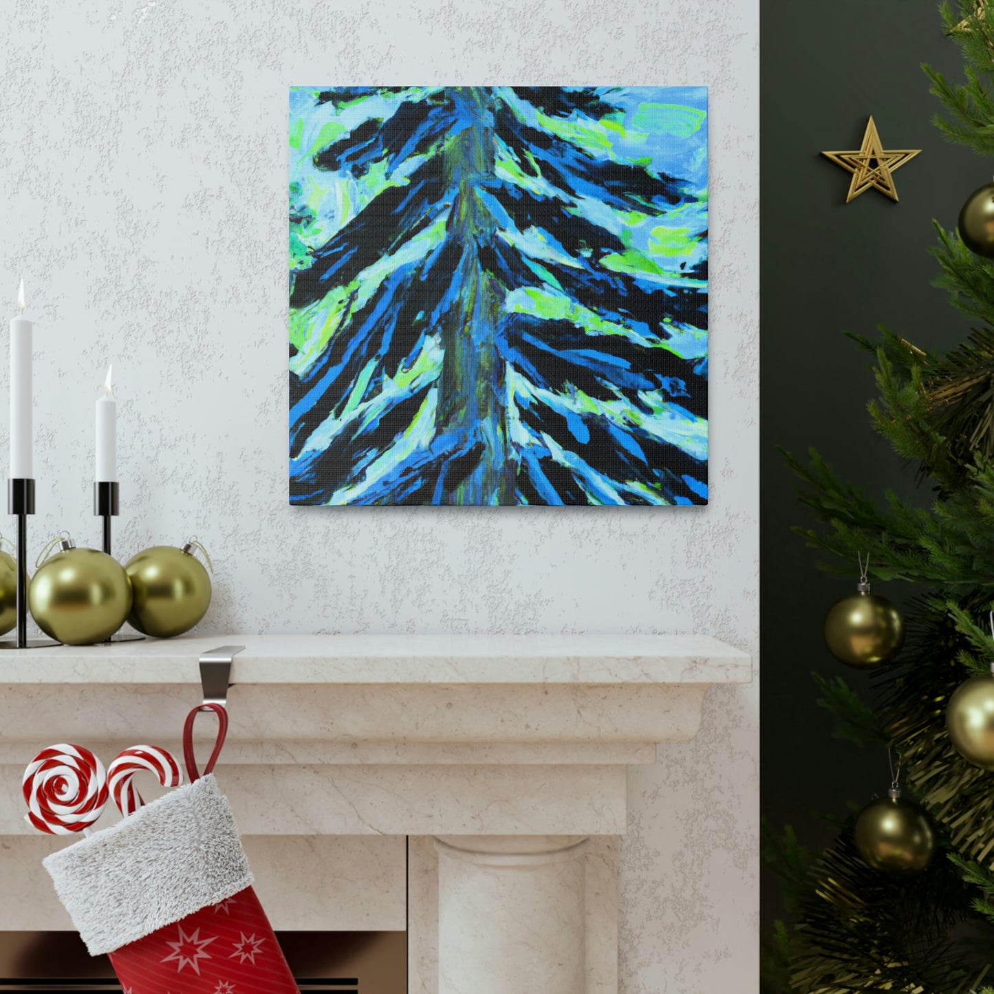 Spruce Tree Splendor - Canvas