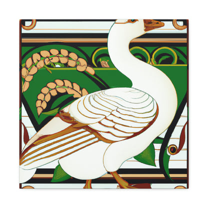 "Goose of Art Nouveau" - Canvas