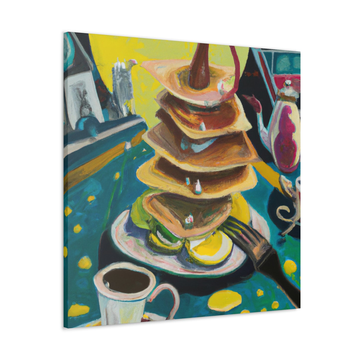 "Pancakes in Surrealism" - Canvas