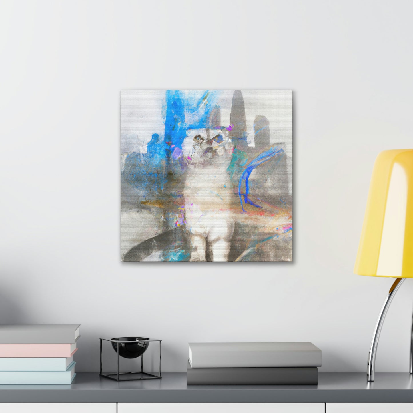 "Scottish Fold Dreamscape" - Canvas