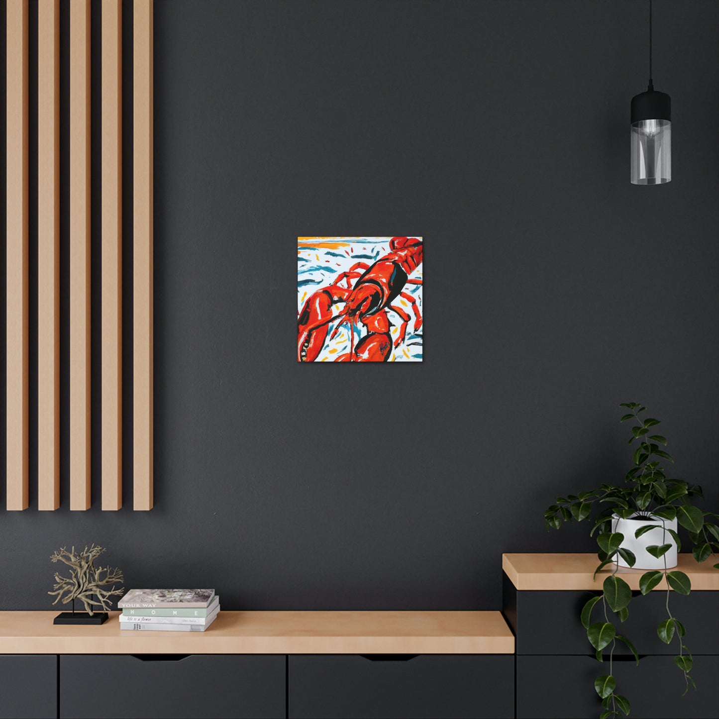 Lobster in Expressionism - Canvas