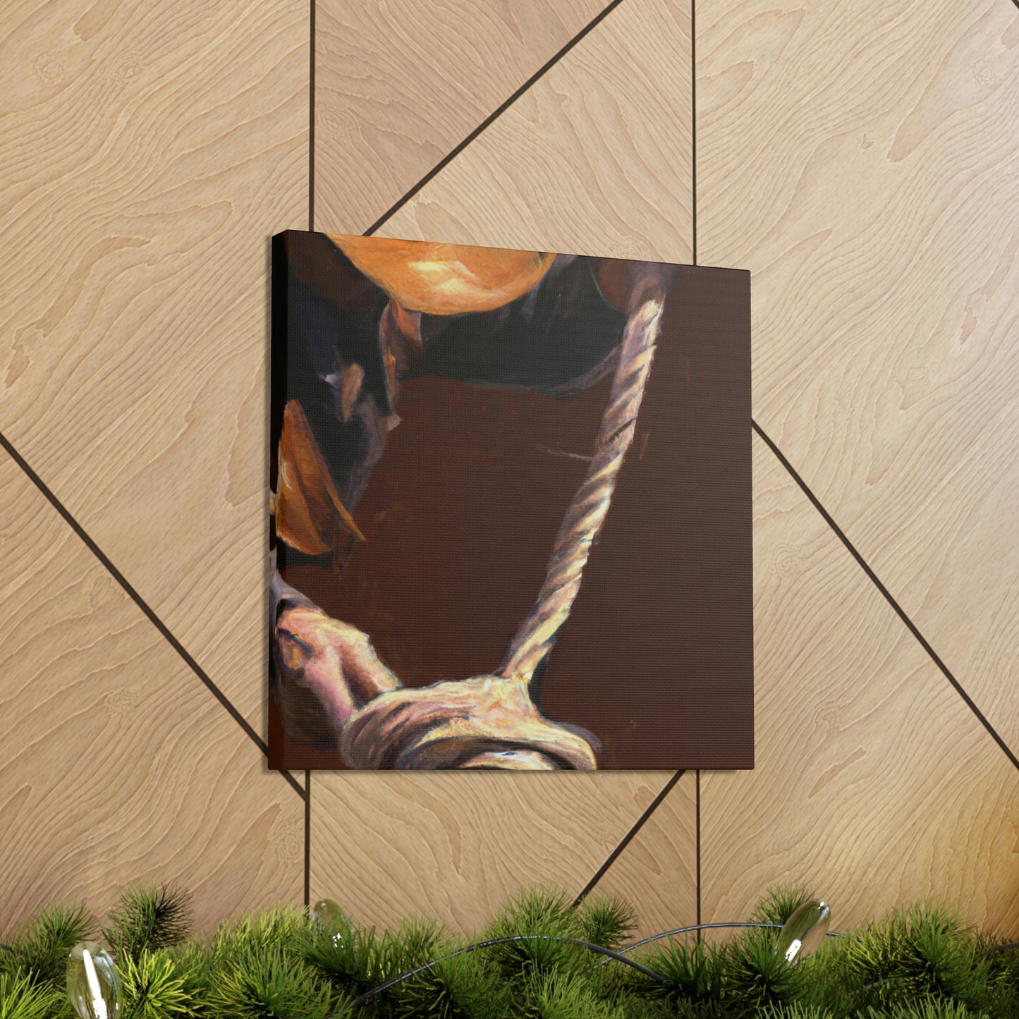 "Rope a Cowboy Dream" - Canvas