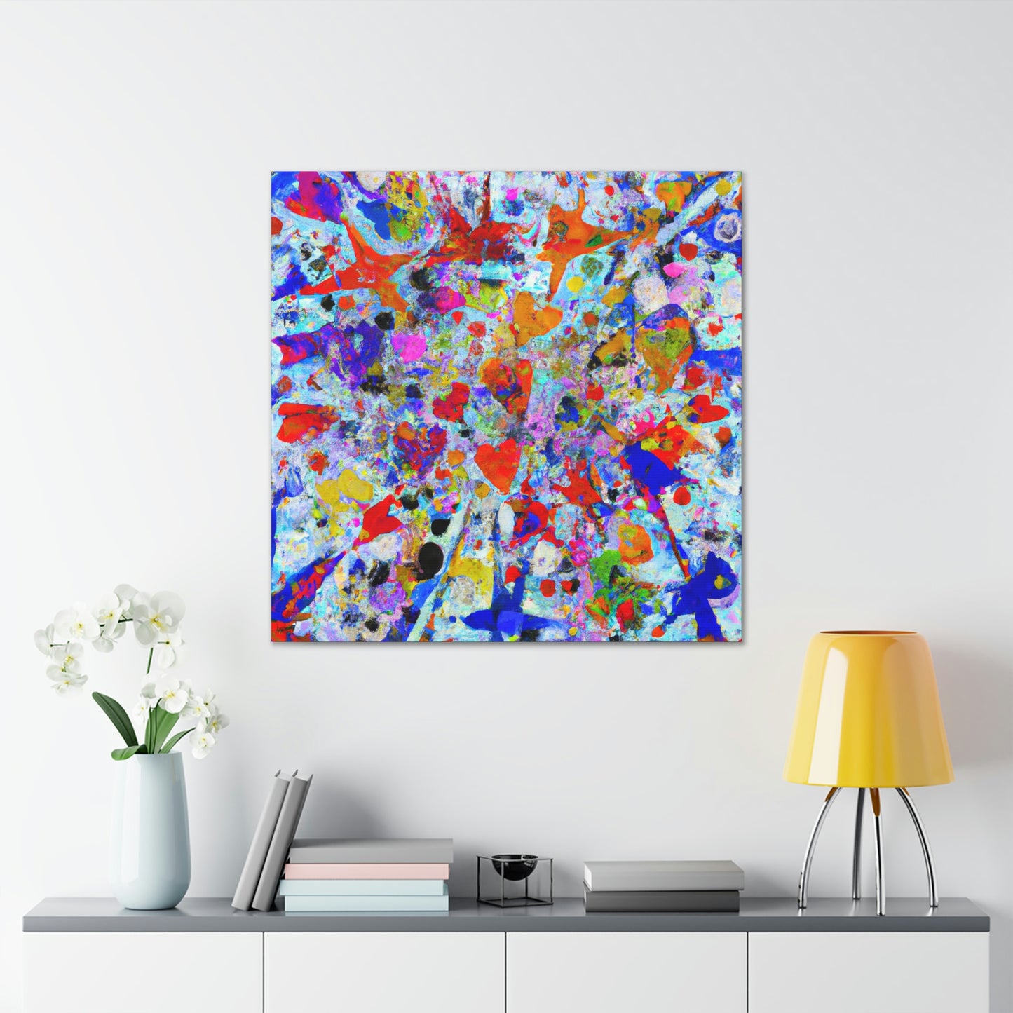 Love Stars Embrace - Canvas