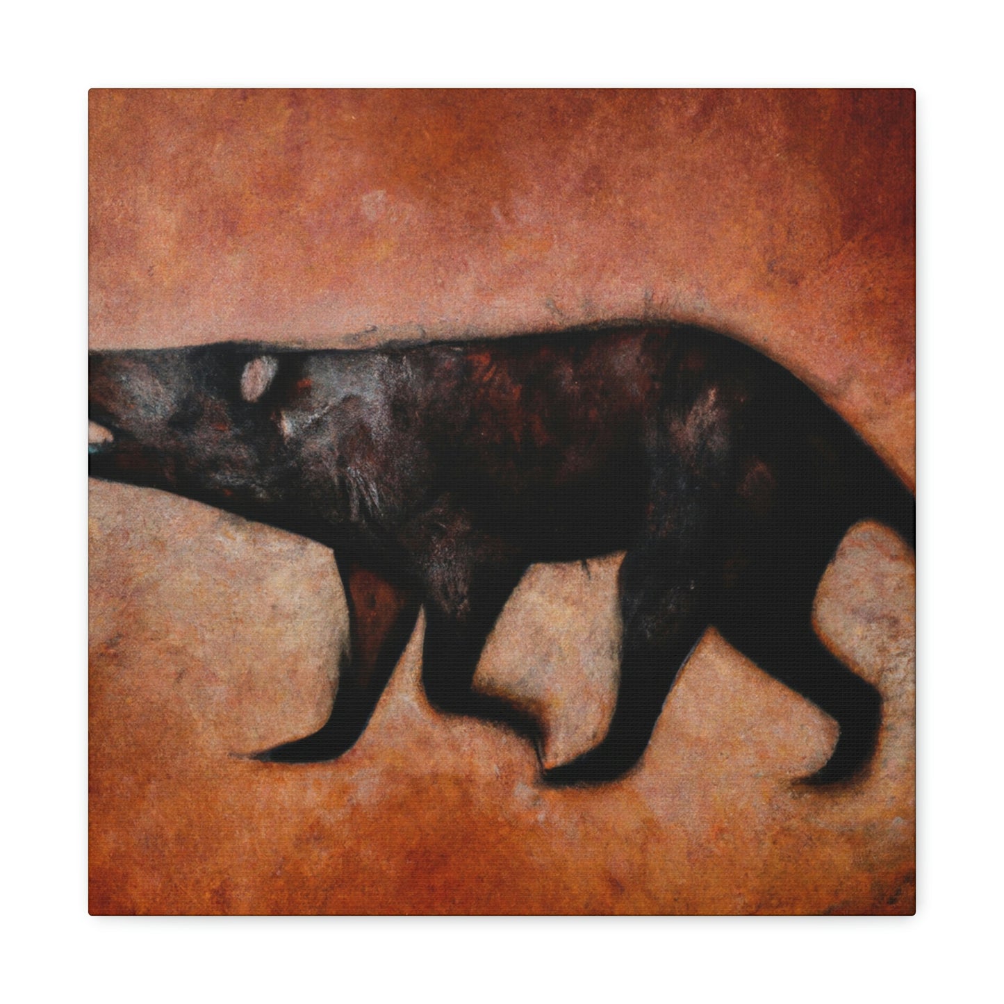 "Tasmanian Devil: Abstract" - Canvas