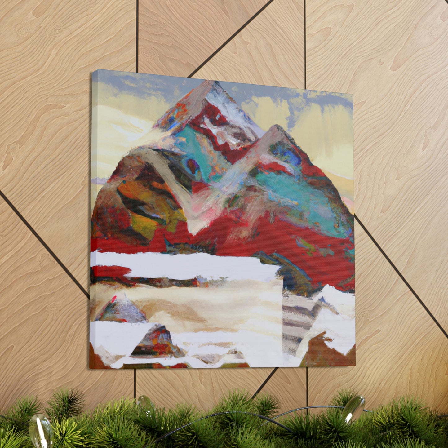 Mountain Night Sky - Canvas