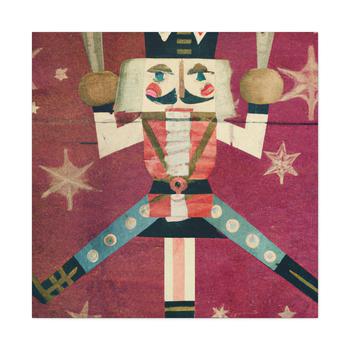 Nutcracker in Glitter - Canvas