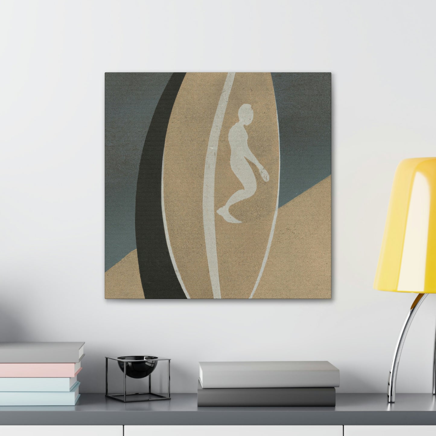 Surfing in Simplicity - Canvas