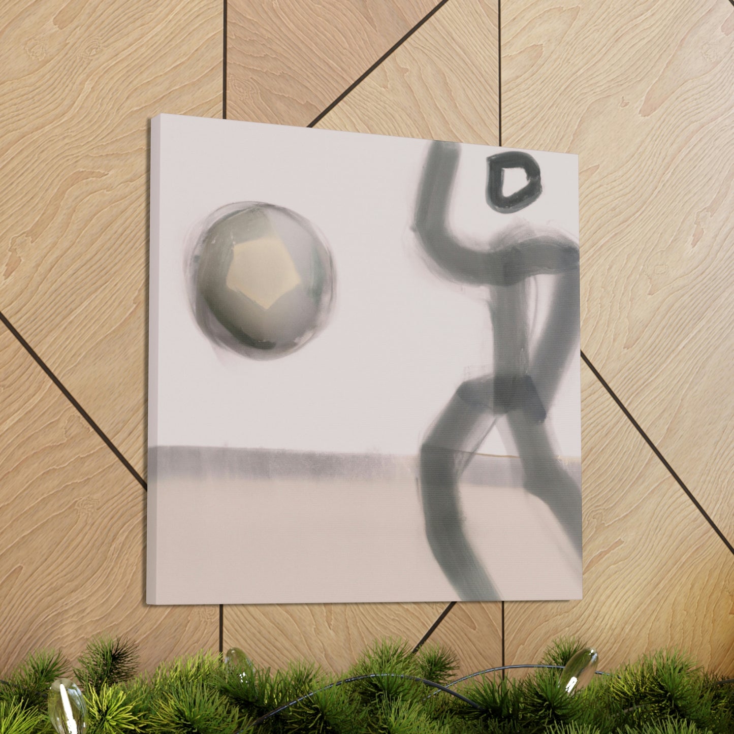 "Football's Dynamic Movement" - Canvas