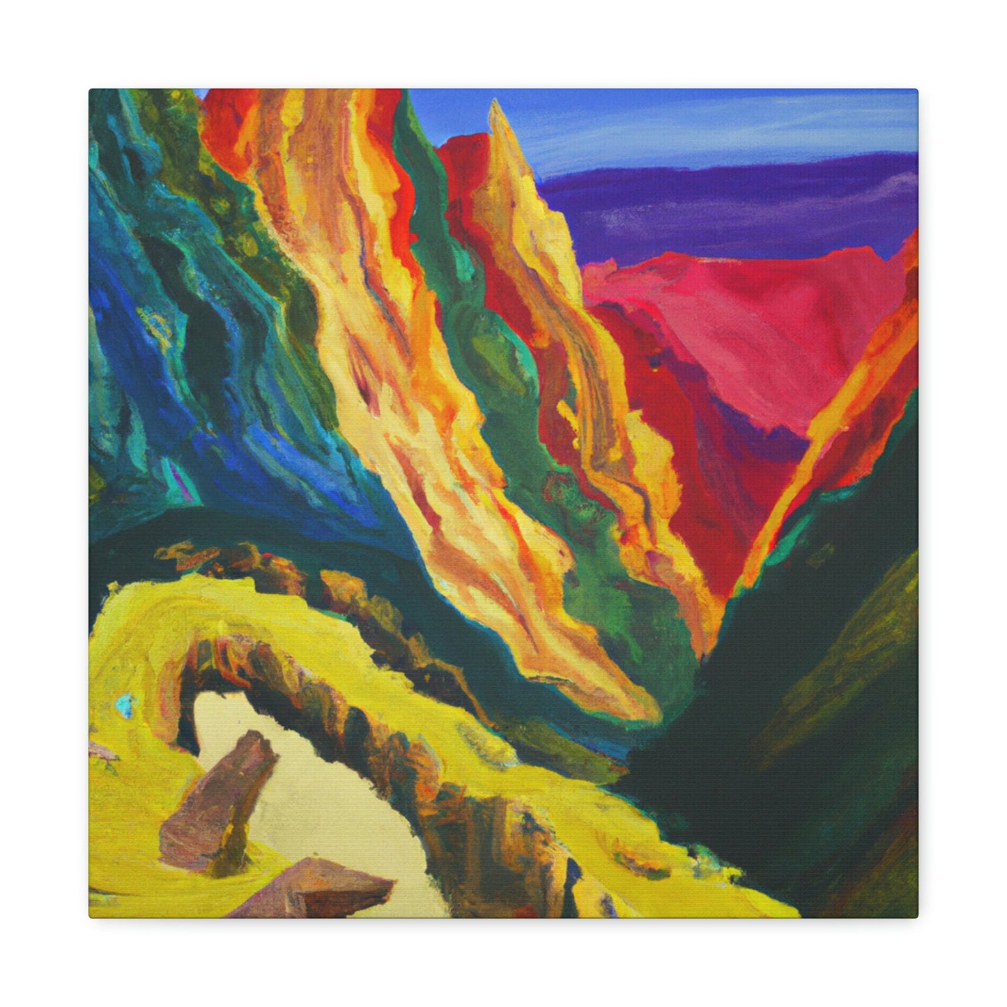 Desert Rock Reverie - Canvas