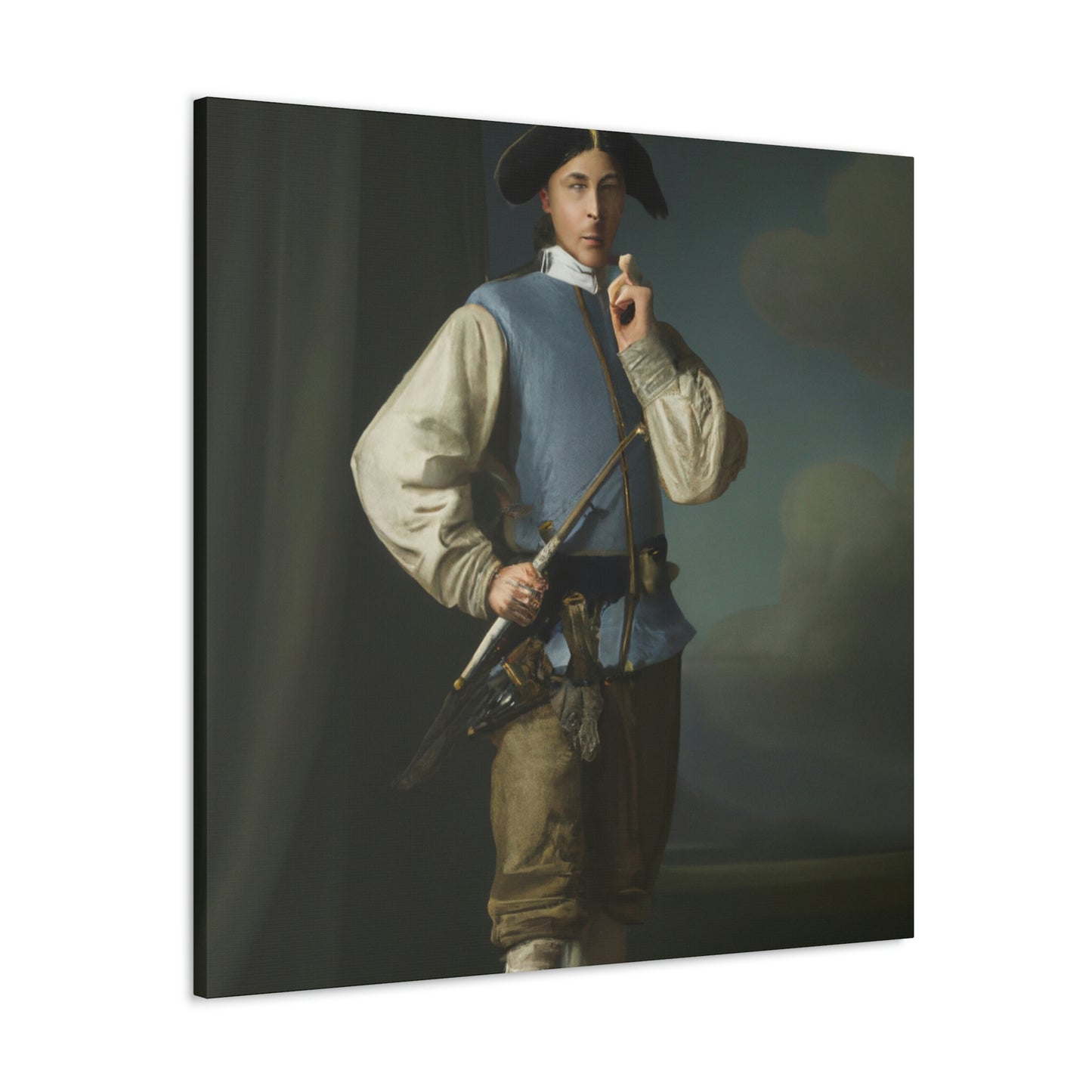 Gunner in Grandeur. - Canvas