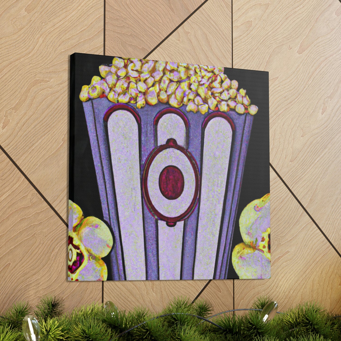 "Cozy Cinema Cornucopia" - Canvas