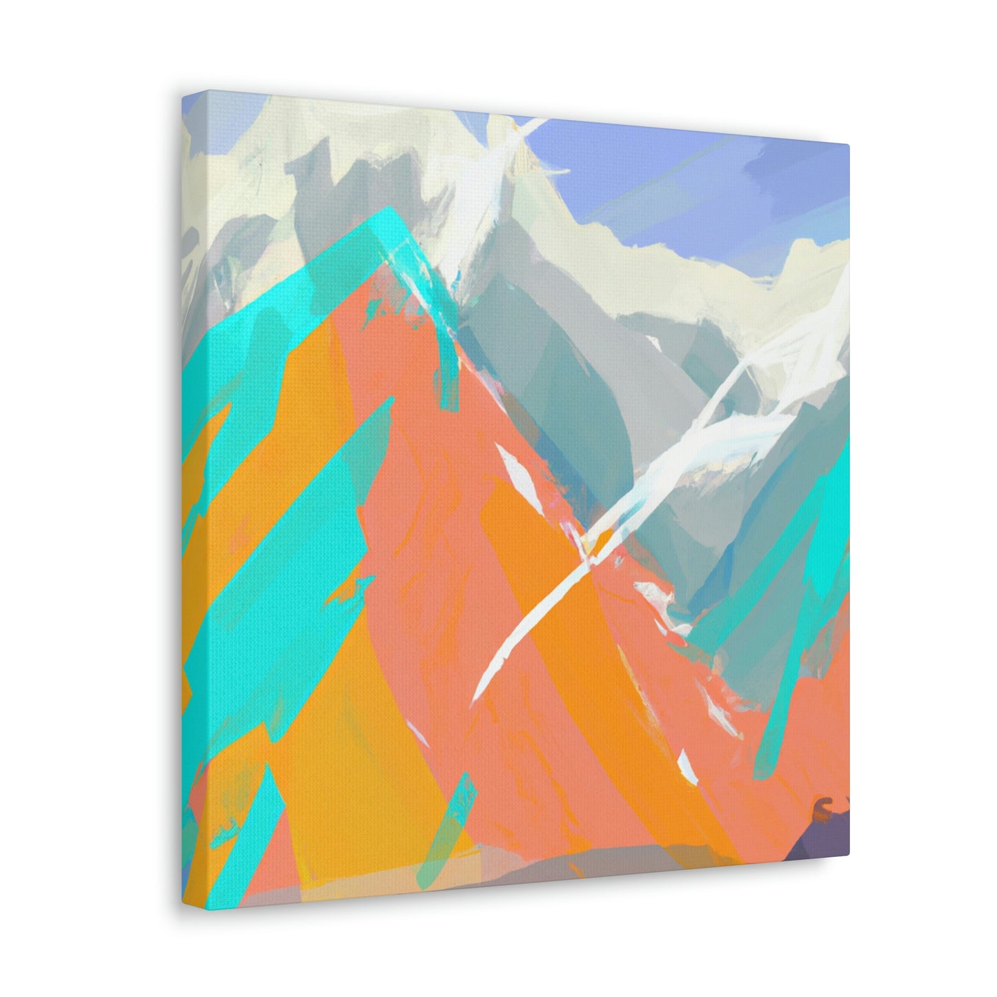 Mountain Abstraction 1940s - Canvas