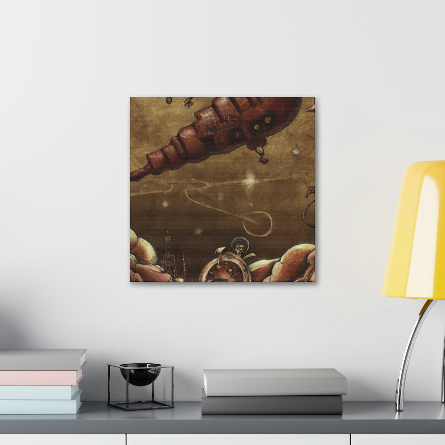 Meteor in Steampunk - Canvas