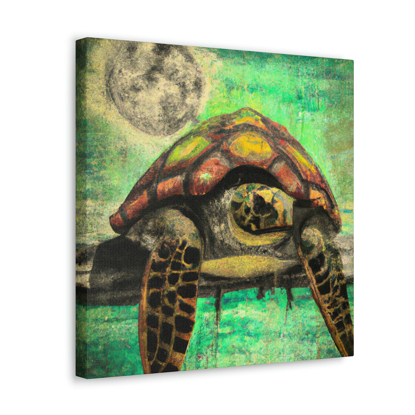 Steampunk Sea Turtle Voyage - Canvas