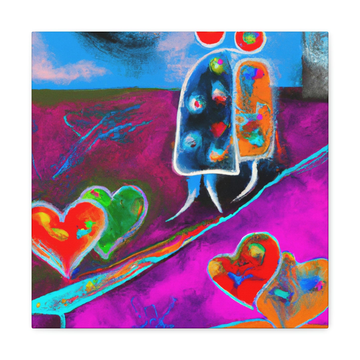 Love's Valiant Journey - Canvas