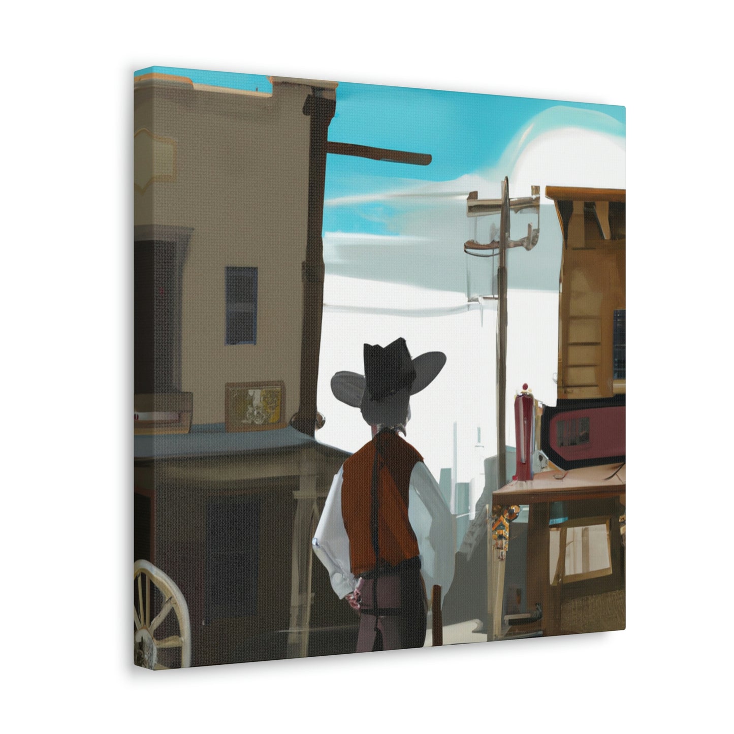 Old West Memories. - Canvas