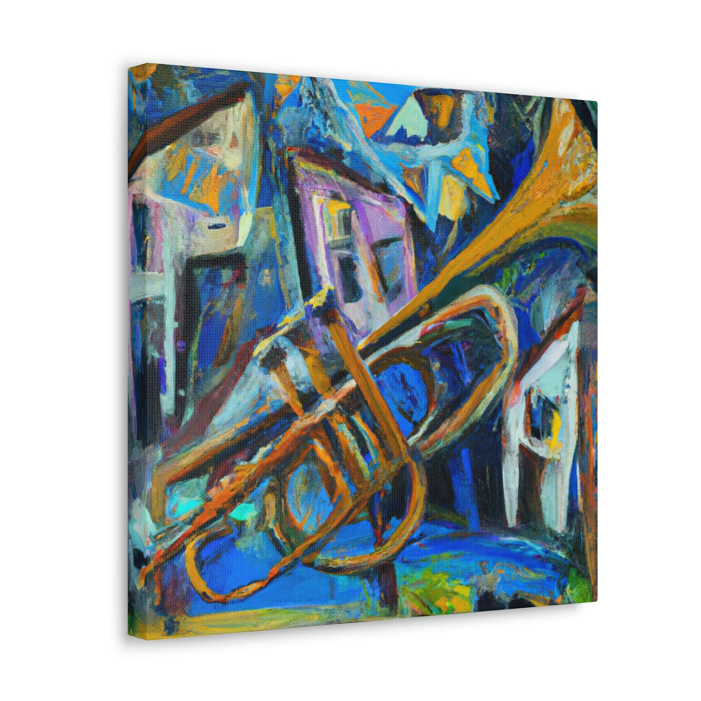 Serenading Trumpet Melody - Canvas