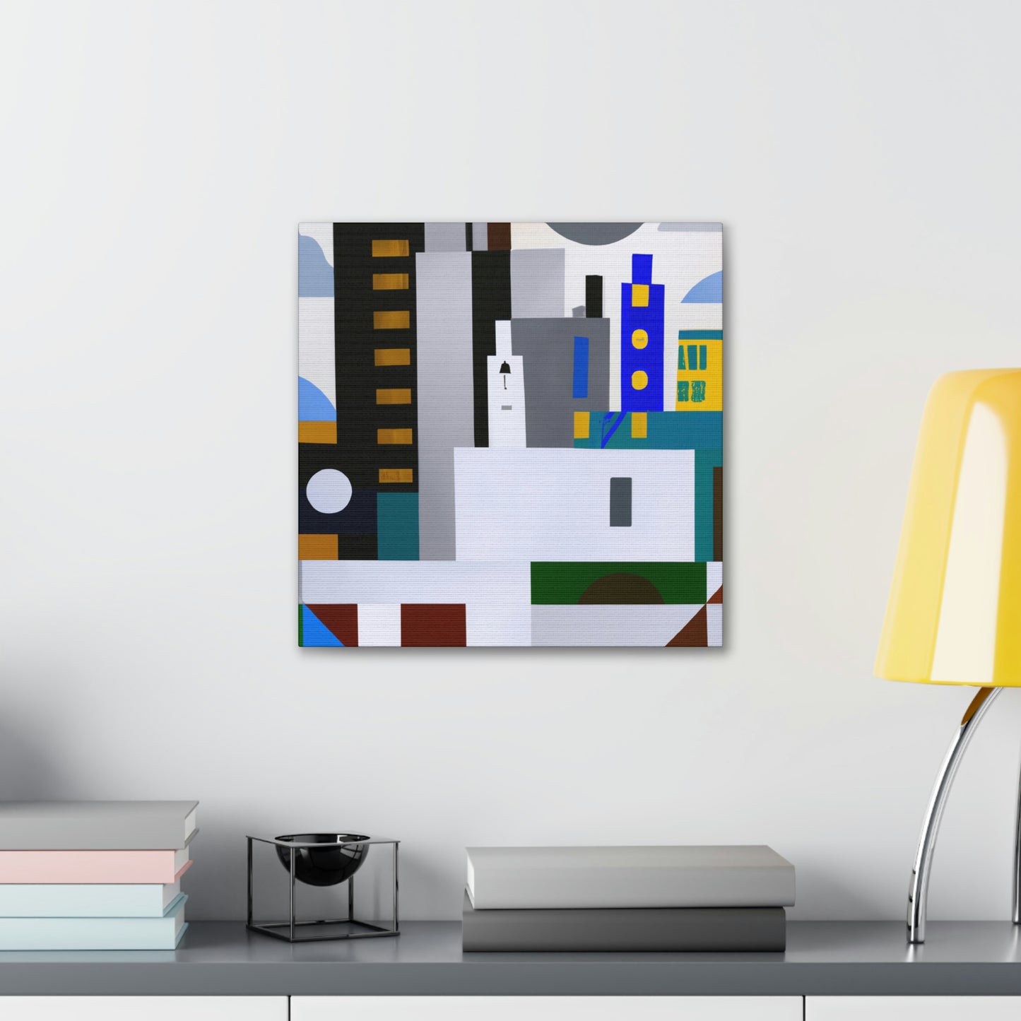 "Modernist Embrace Harmony" - Canvas