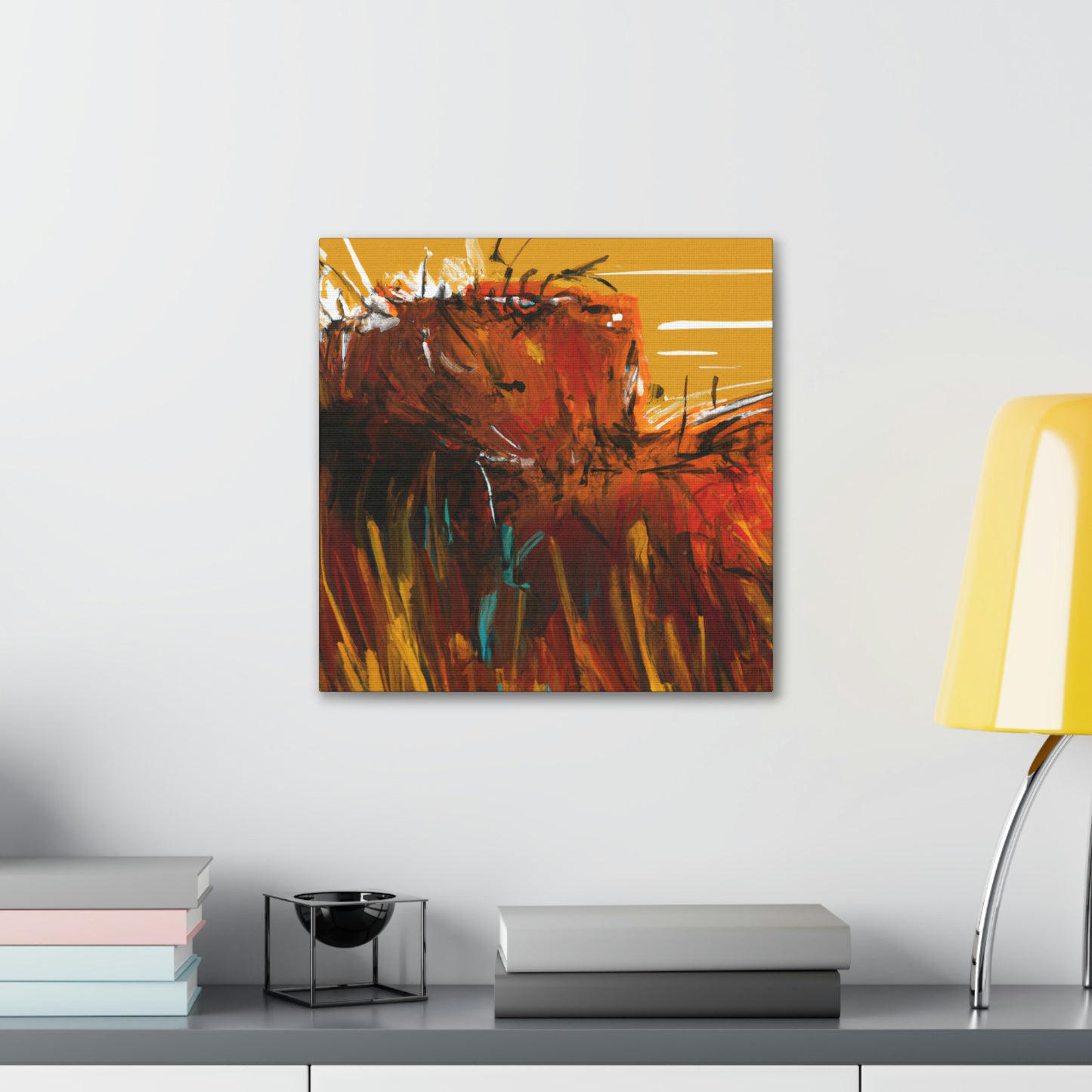 "Hay Magnificent Sunrise" - Canvas