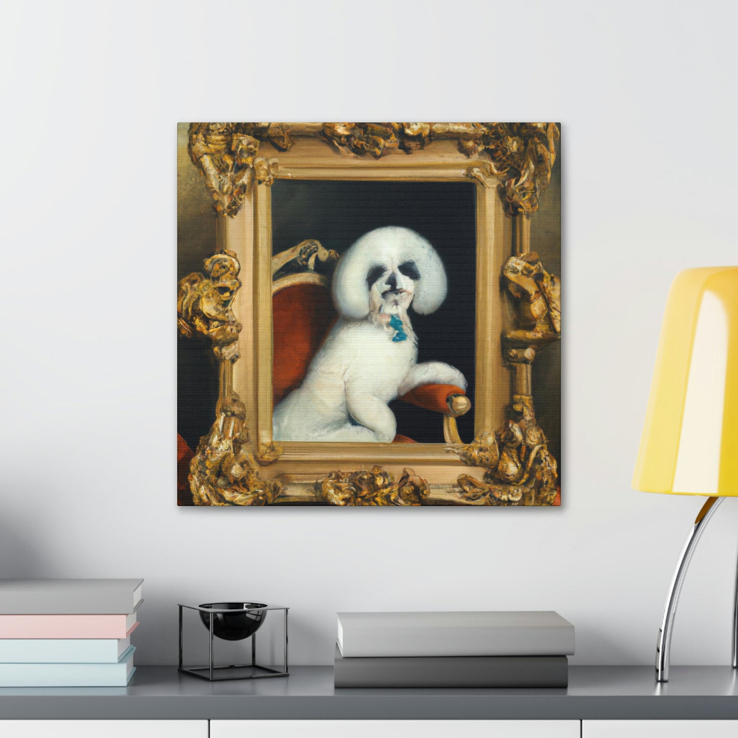 "Bichon Frise Adored" - Canvas