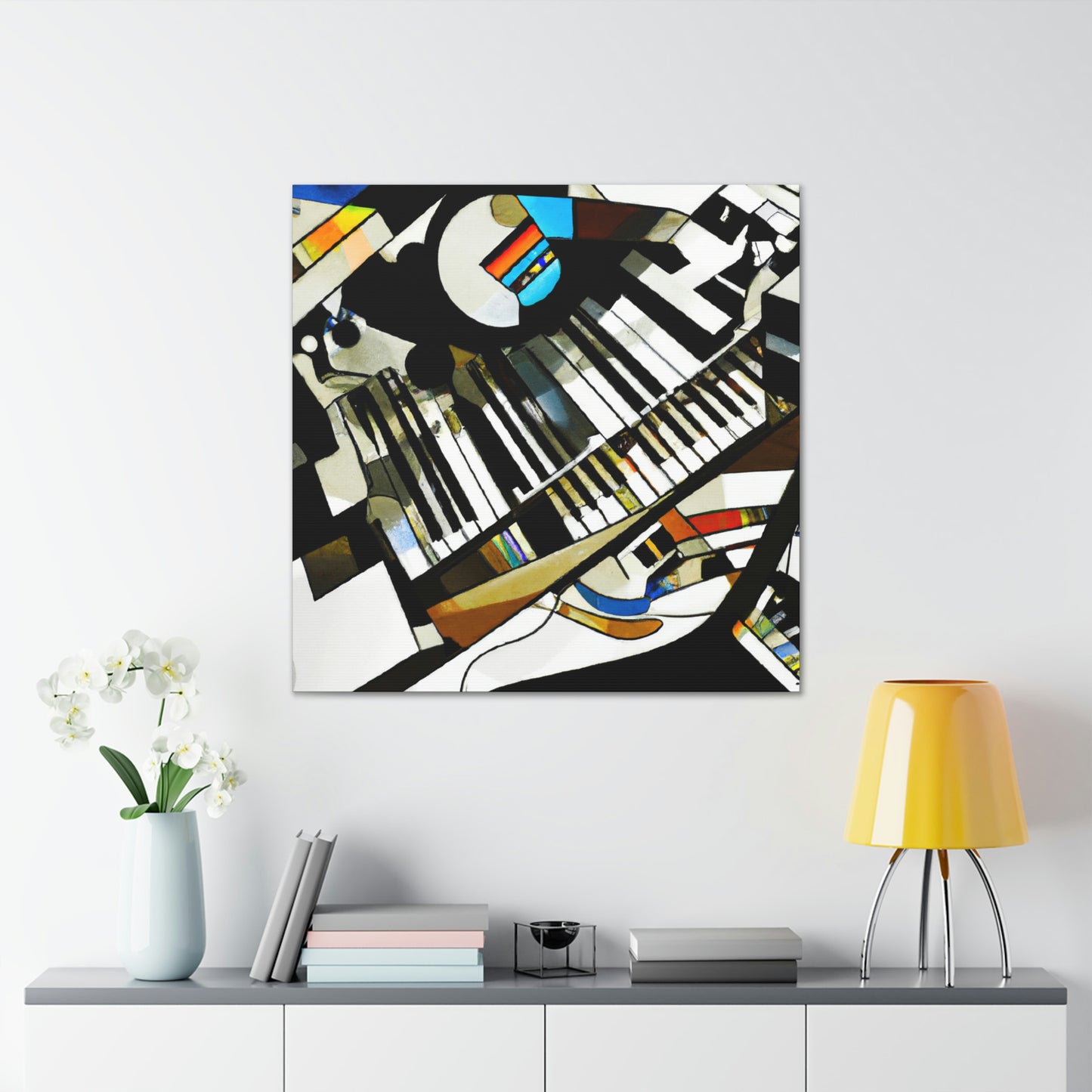 "Piano Sonata in Blue" - Canvas