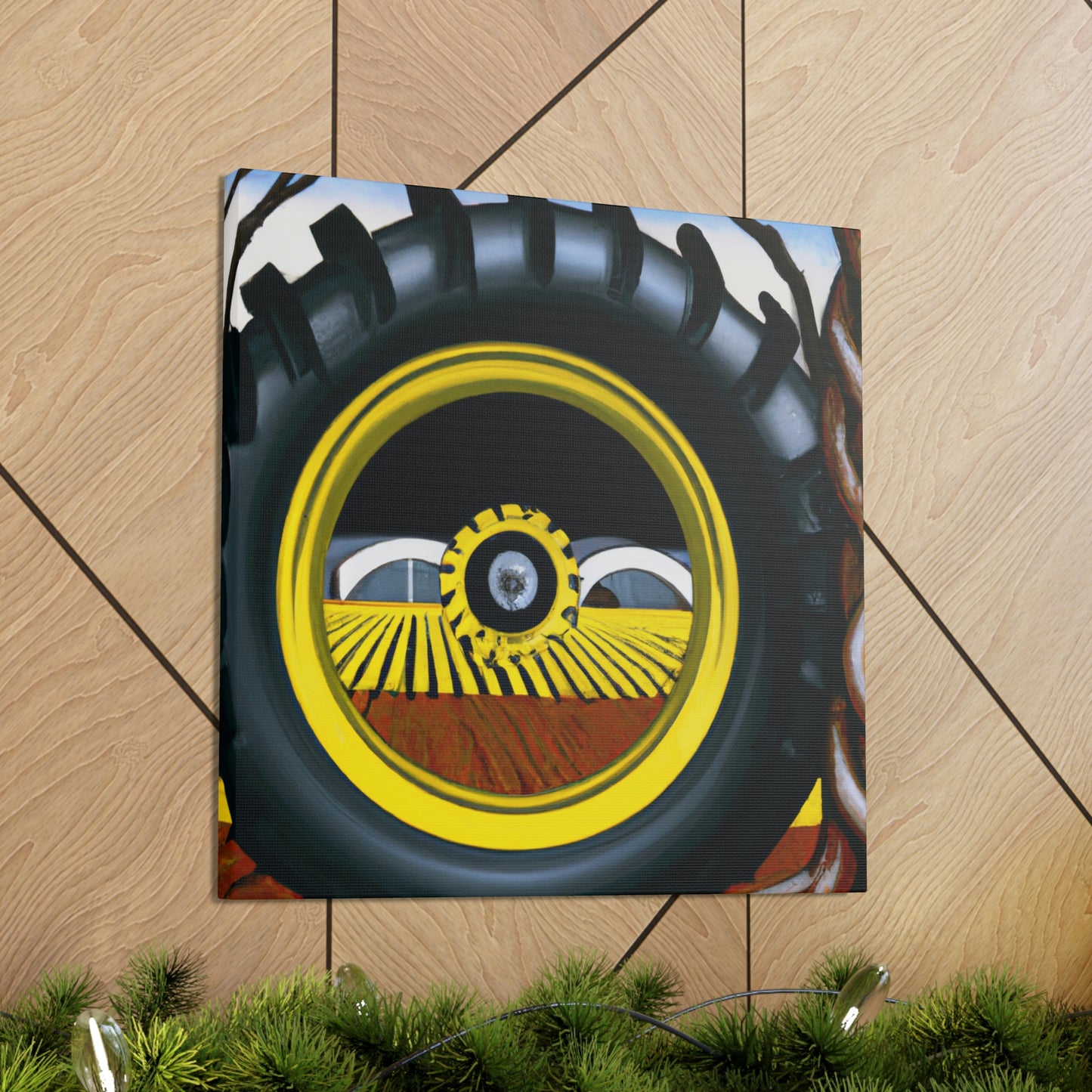 Tire in Transition Period - Canvas