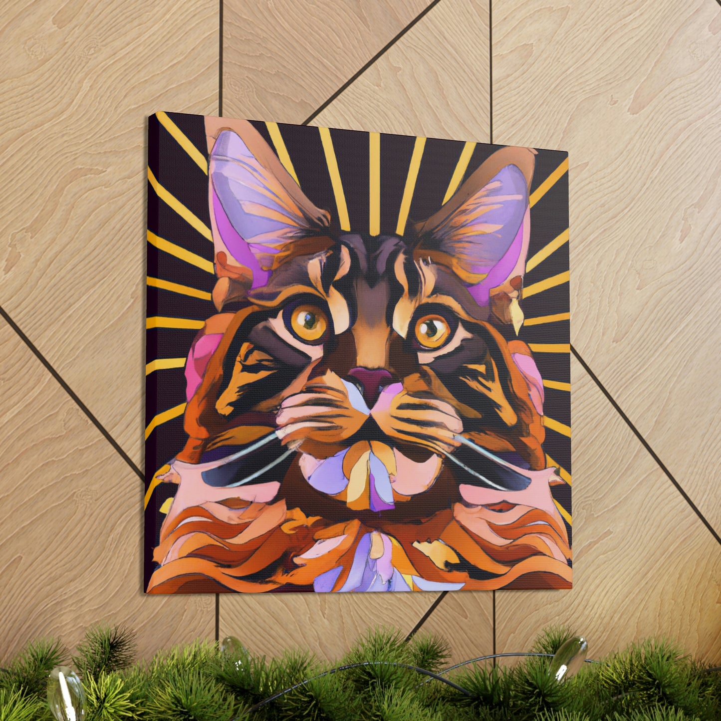 "Coon Cat Coiffure" - Canvas