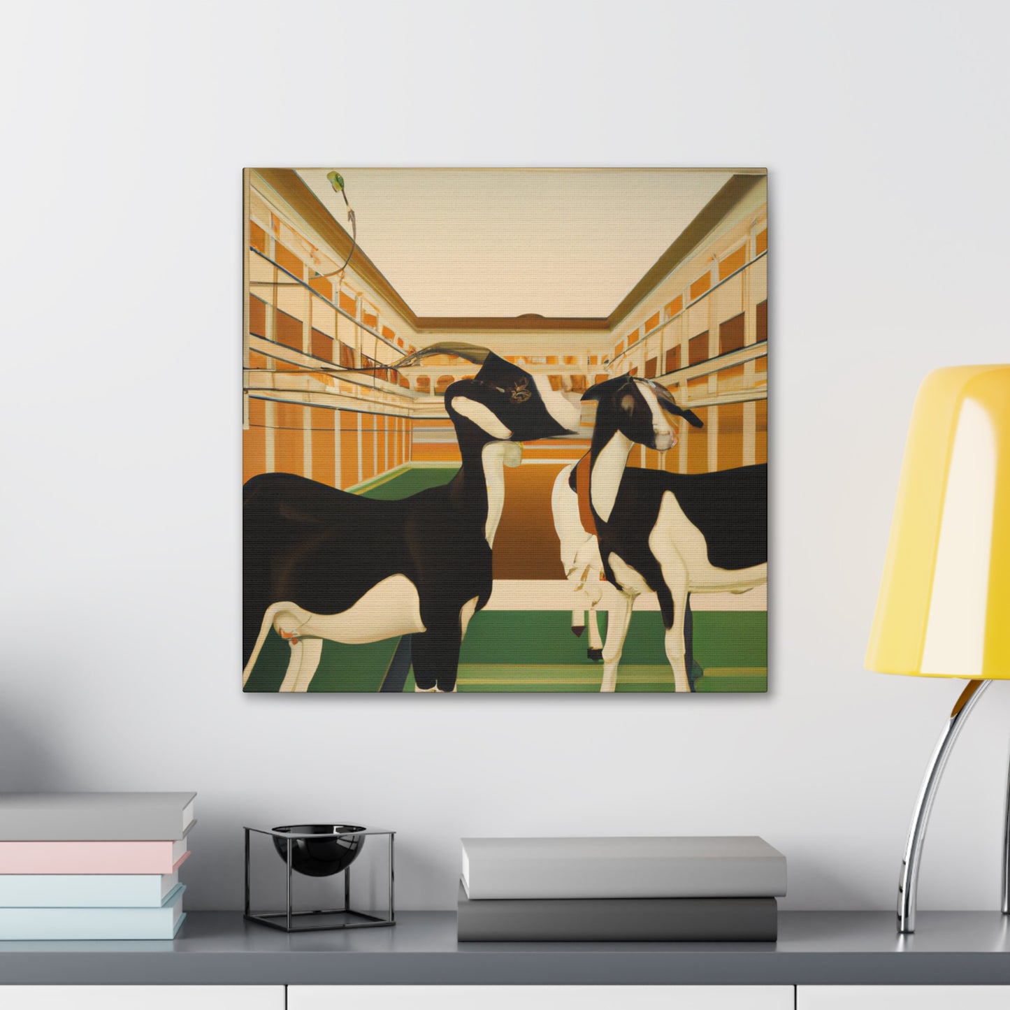 "Goat's Jazz Dance" - Canvas