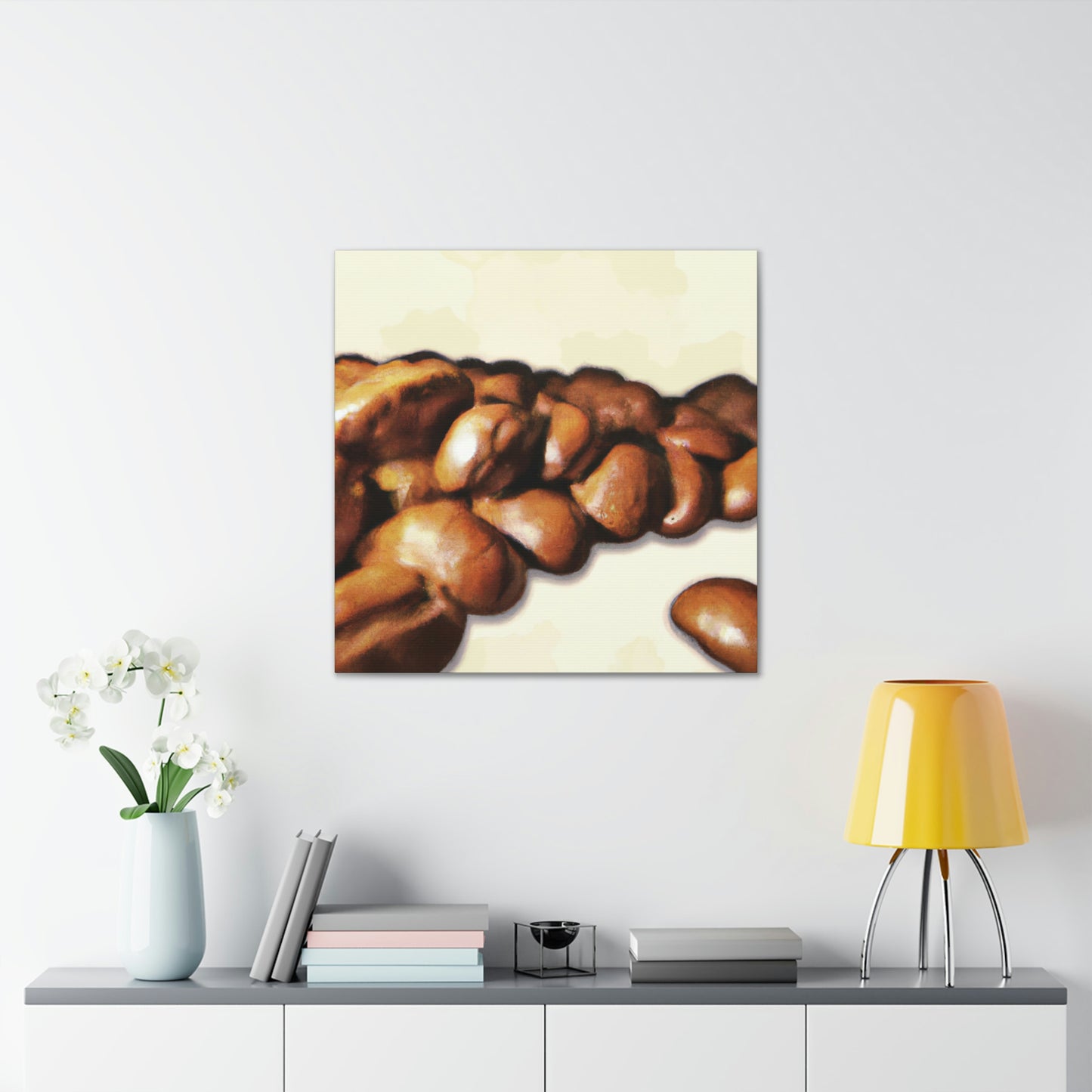 Coffee Beans in Neoclassicism - Canvas