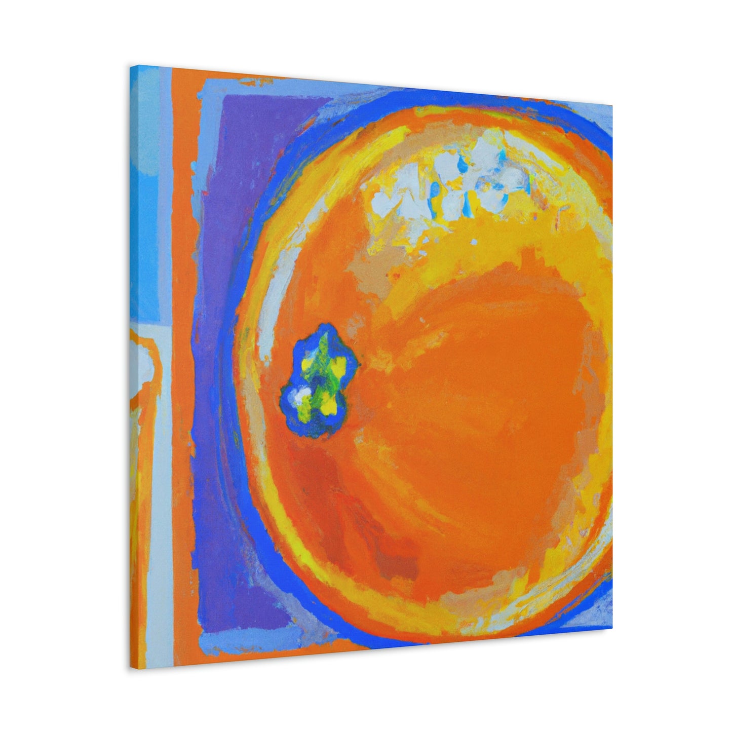 "Orange Abstract Brilliance" - Canvas