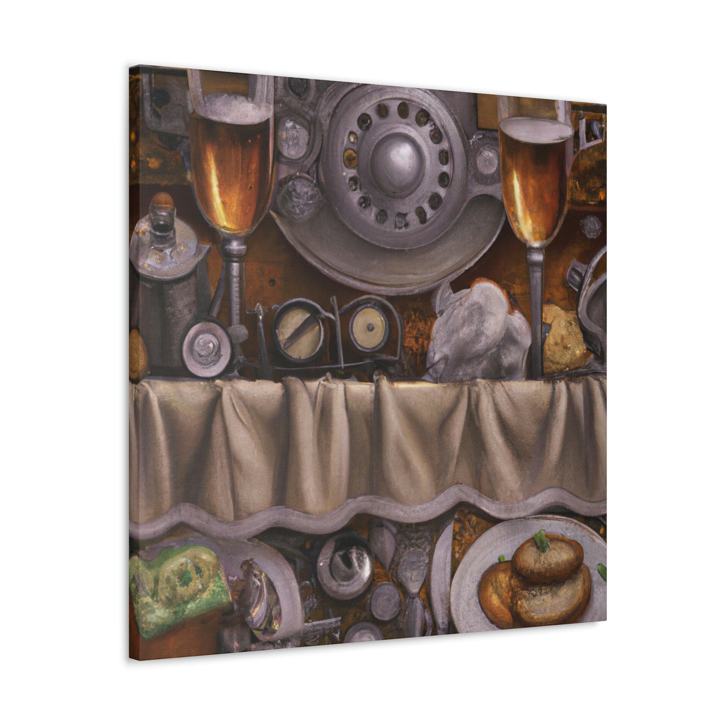 Steampunk Dinner Setting - Canvas