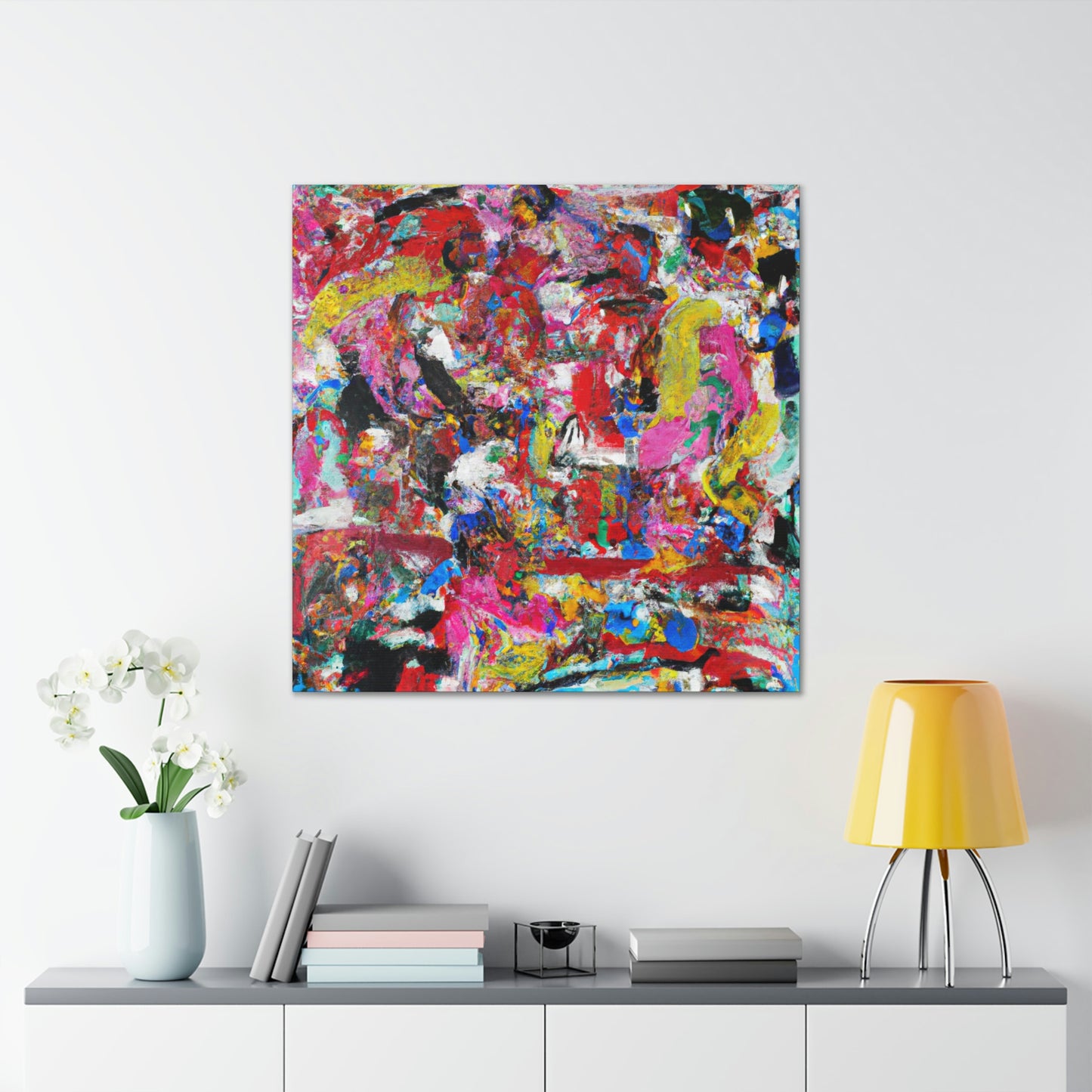 "Chaos Incarnate Color" - Canvas