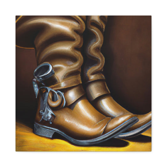 "Boot's Heeled Journey" - Canvas