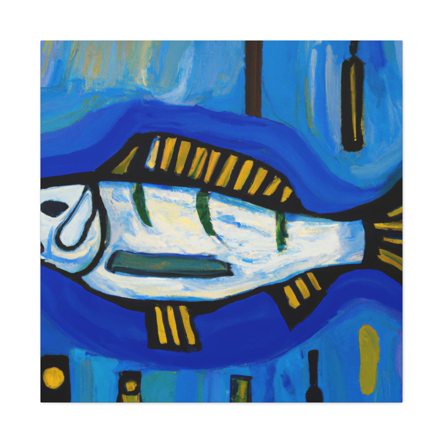 Bass in Expressionism - Canvas