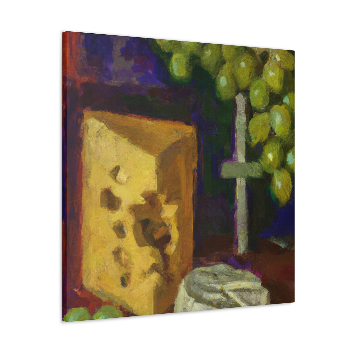 Cheese and Grapes Bliss - Canvas