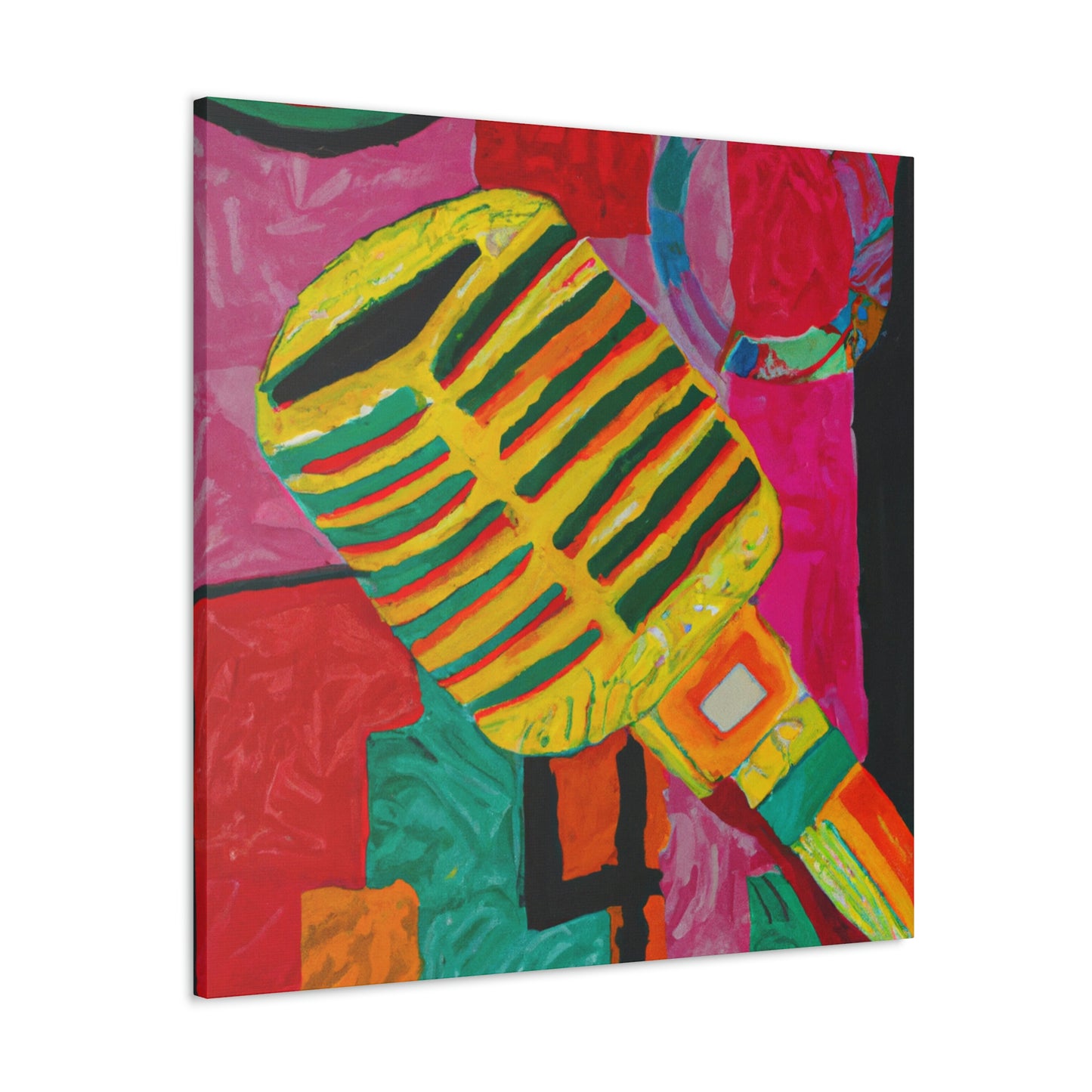 "Voice of the Microphone" - Canvas