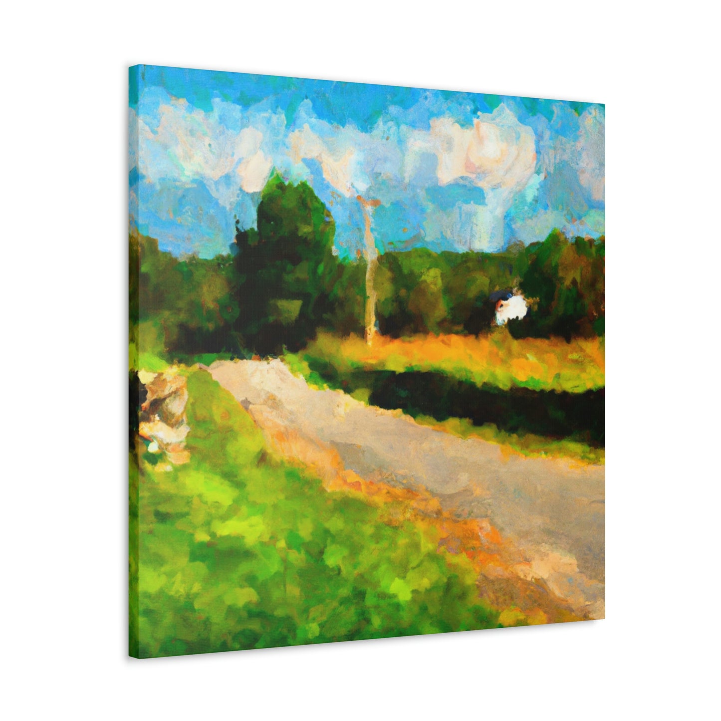 "Country Road Impressionism" - Canvas