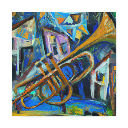 Serenading Trumpet Melody - Canvas