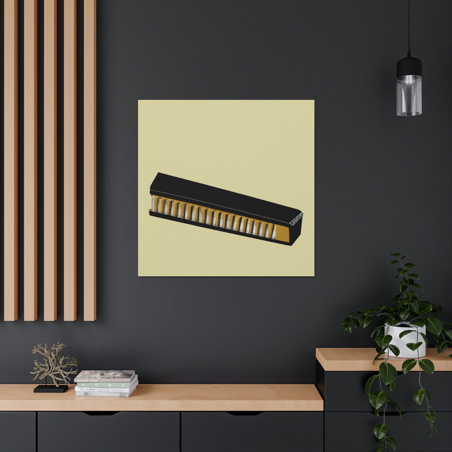 Harmonica: Minimalism - Canvas