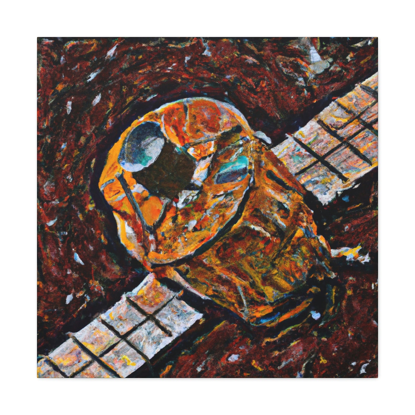 Satellite in Orbit Beauty - Canvas