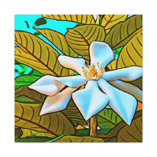 Gardenia Pop Pop Art - Canvas