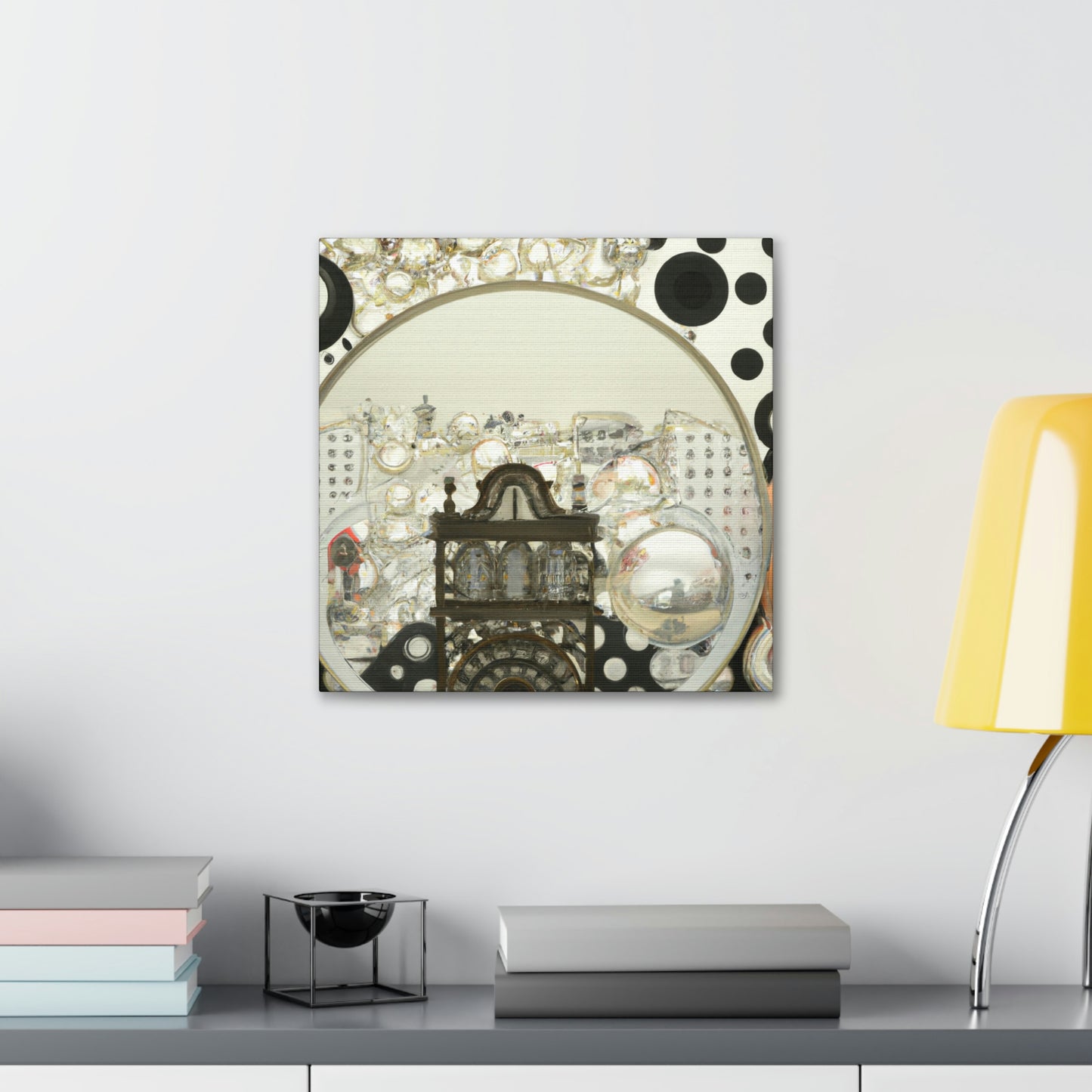 "Victorian Steampunk Scene" - Canvas