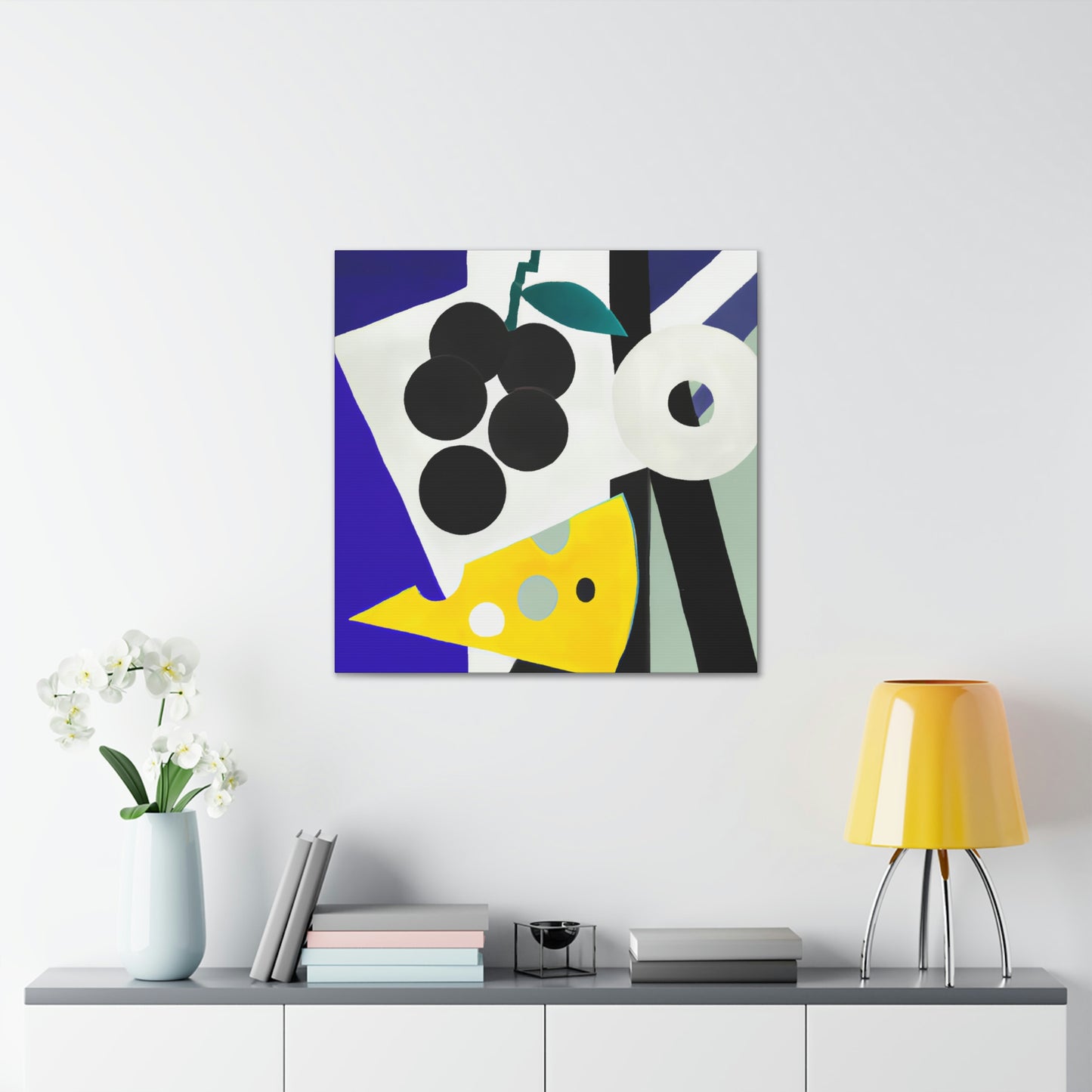 Cheese and Grapes Abound - Canvas